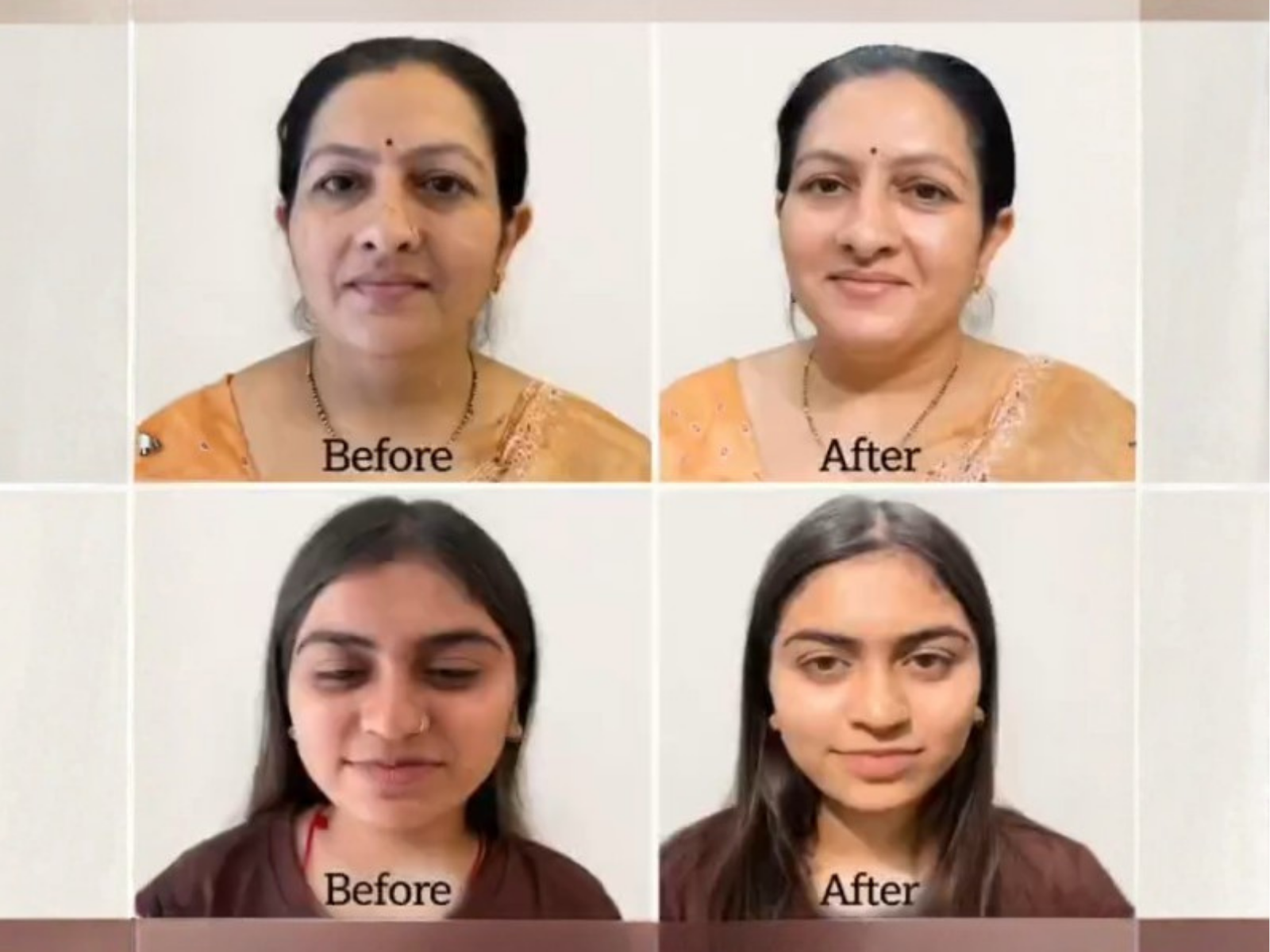 before skin